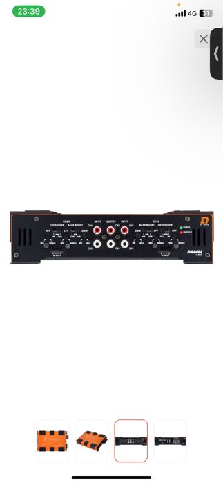 Продам усилител 4 канальный новый