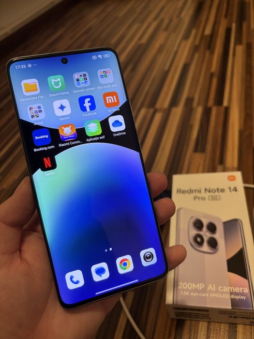 Telefon Xiaomi Redmi Note 14 Pro ca Nou 5G Fullbox 256GB 8GB Ram Green