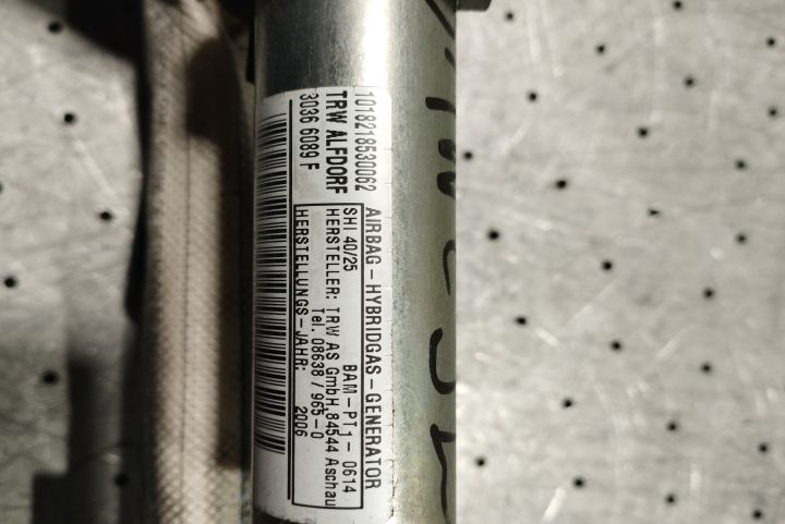 Airbag cortina stanga 3036 6089 F BMW Seria 3 E90/E91/E92/E93