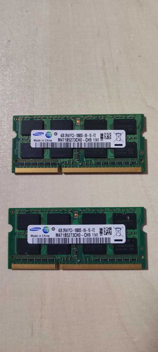 DDR3 RAM 2x4GB SODIMM за лаптоп