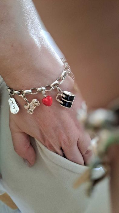 Thomas Sabo bratara charm - 9 pandantive