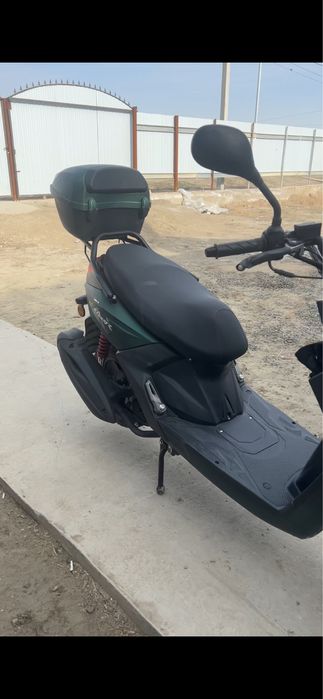 Скутер Самурай зеленный 49 кубов