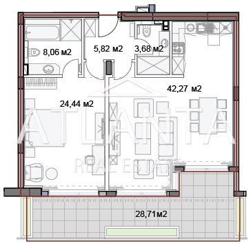 Продава се Двустаен апартамент в к.к. Св.Св. Константин и Елена - 155 кв.м за 2765 €/кв.м - Снимка #5