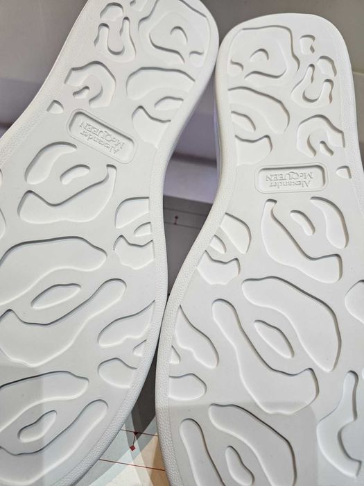 #SUMMER SALE# Alexander McQueen Sneaker Alb Full White - Verificare Colet -