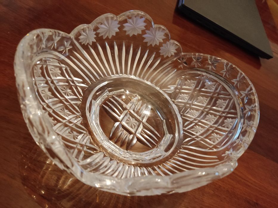 Хрустальная ваза, состояние -идеальное