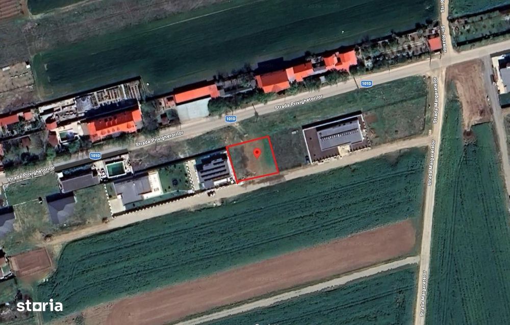 Teren de vanzare Balotesti : 500 mp + 124 mp drum servitute