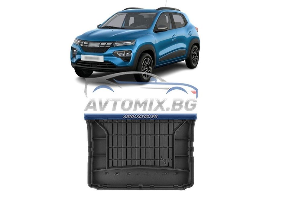Гумена стелка за багажник Dacia Spring ProLine 3D