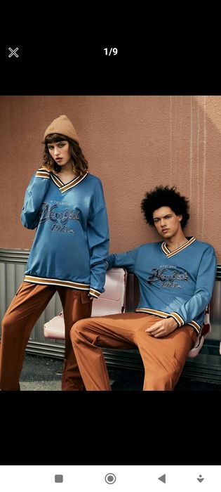 ROMWE UNISEX толстовкаЗаниженное плечо