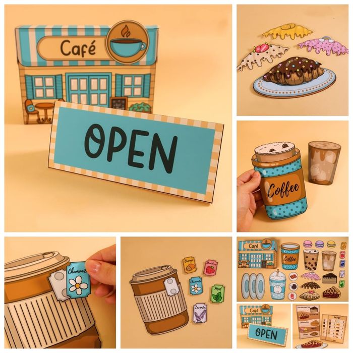 Игровые книги куклы подарок для девочки игрушки пакет игрушек