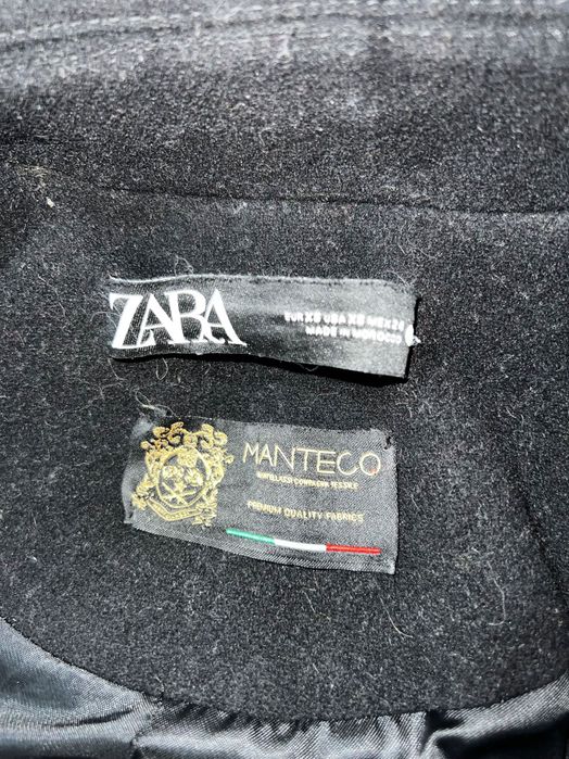 Черно палто на Zara