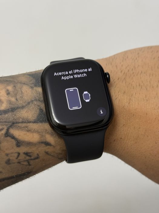 Apple Watch 10 GPS, Carcasa Jet Black Aluminium Case 46mm NOU 0min