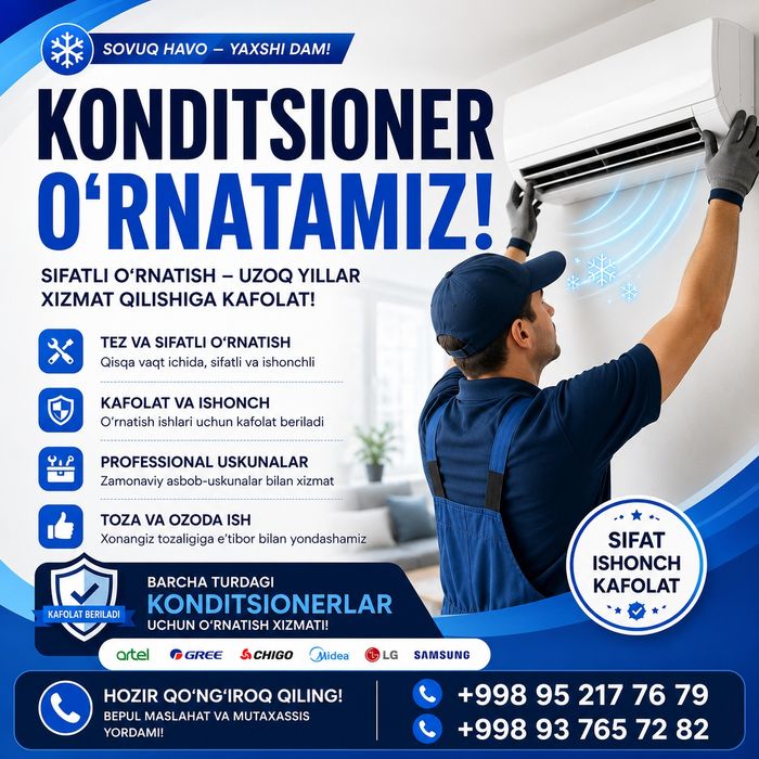 Konditsioner oʻrnatish