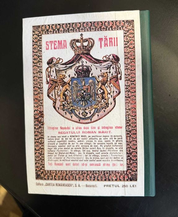 Cartea Omului Matur (anul 1925)