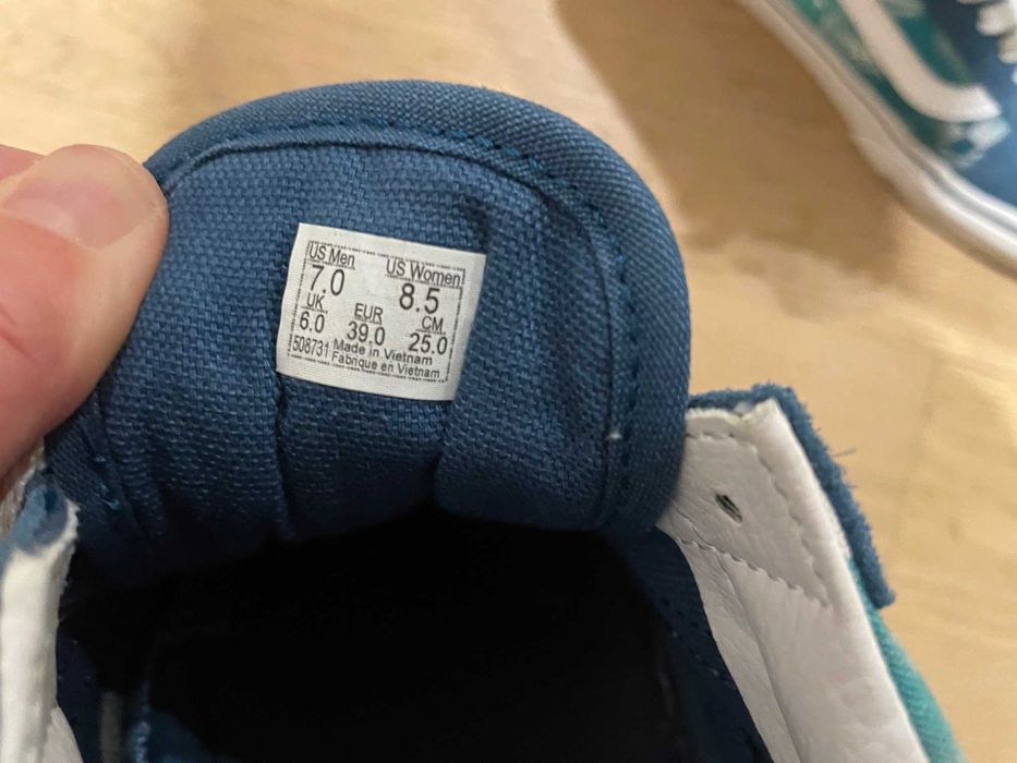 сини кецове Ванс (Vans)