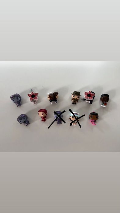 продам фигурки с kinder joy stranger things (осд)