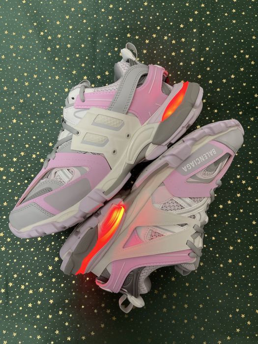 Balenciaga Track Led Grey Pink