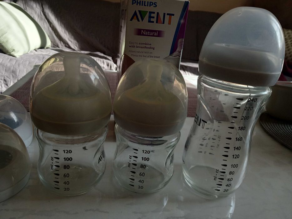 стъклени шишета за бебе philips avent, 120 ml 240 ml