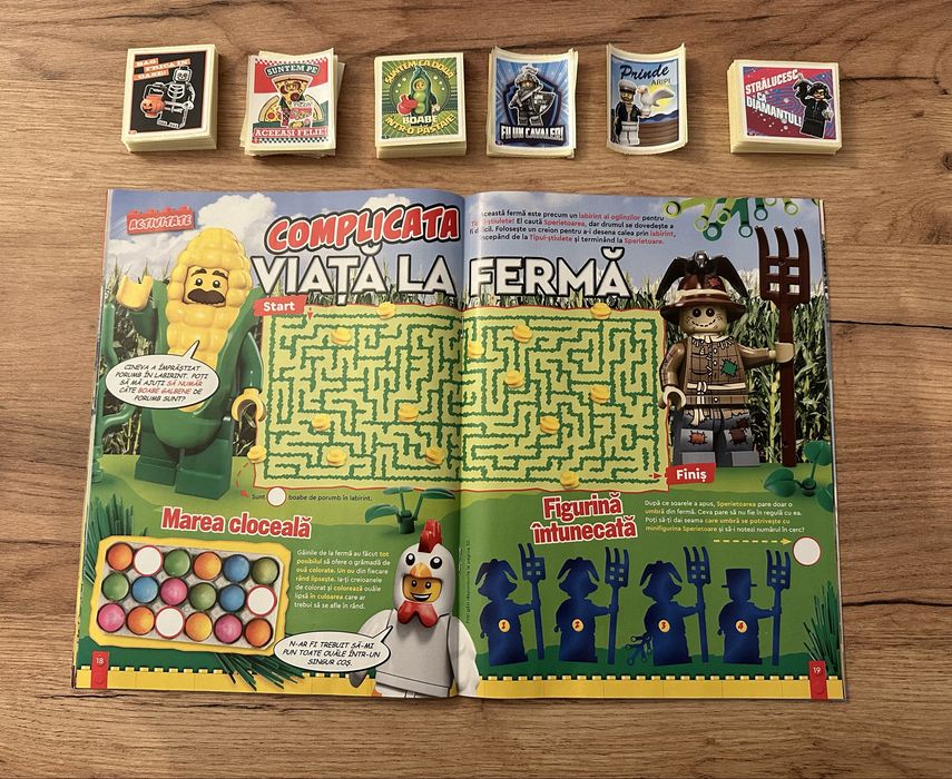 Album lego carrefour completat + 69 de stikere cadou în stare perfectă