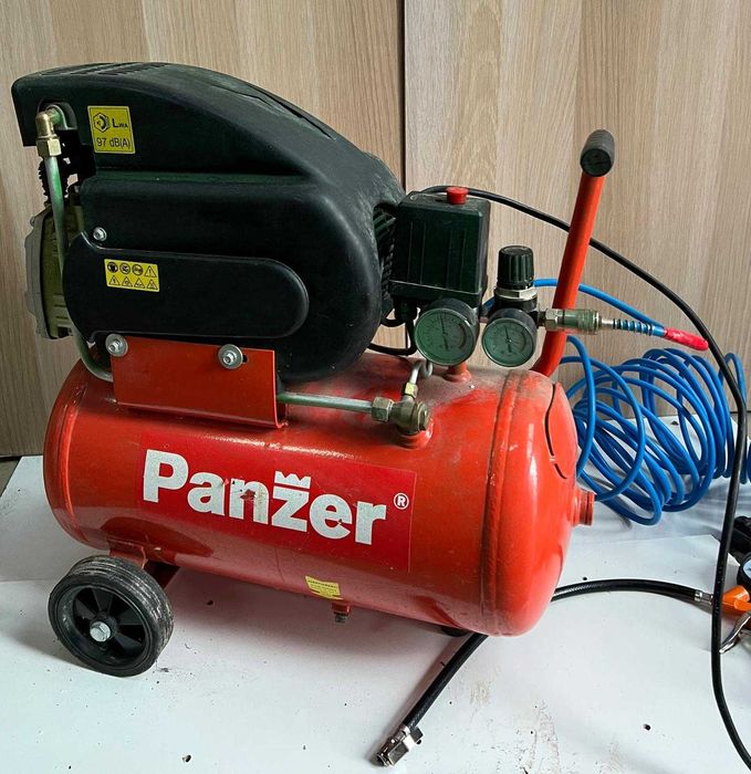 Compresor aer, Panzer FL20-24, 1.5 kW, 2 CP, 24 litri