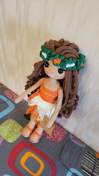Кукла вязаная крючком