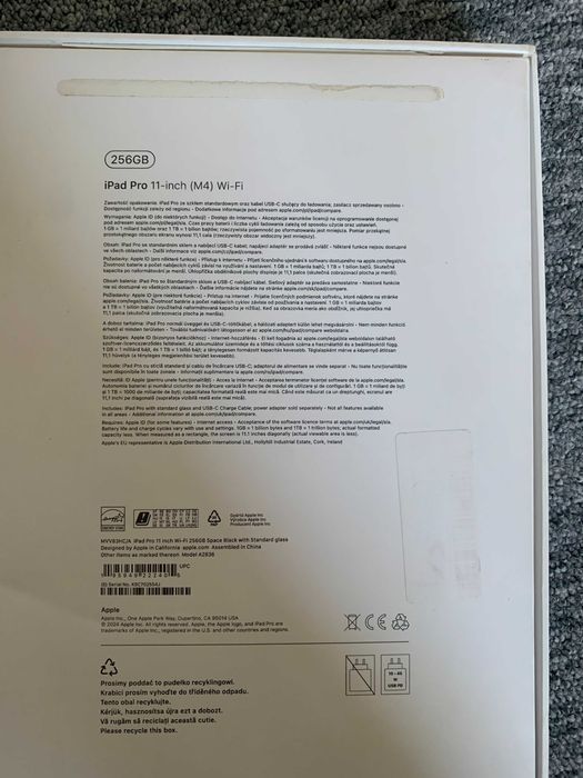 Tableta Apple iPad 11 Pro M4 2024 - 256GB/SPACE BLACK/STARE EXCELENTA