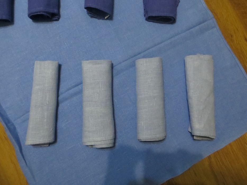 Покривки и салфетки от лен за декорация на маса