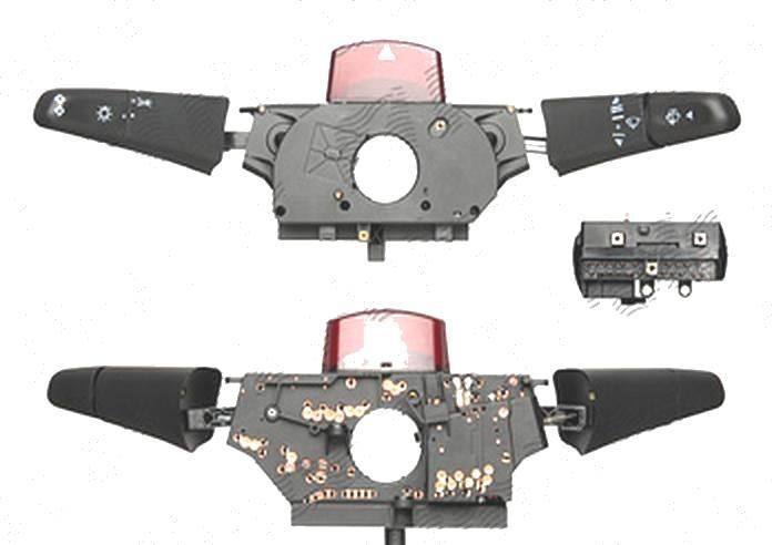 Comutator volan directie, bloc lumini Vw Lt 2, Mercedes Sprinter 2416, 2006, Vito / Clasa 5, 02.1903 Bus, Stanga+Dreapta, lumini; semnalizare; stergatoare parbiz; spalator parbriz; cu buton avarie