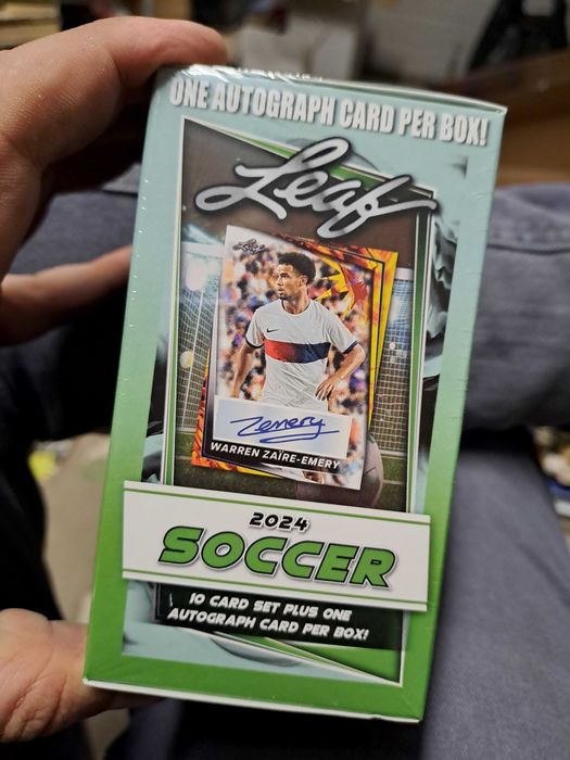 2024 Leaf Soccer Blaster box - Кутия с ГАРАНТИРАН автограф!!