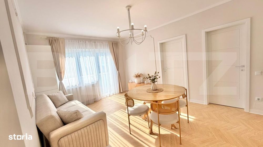 Apartament nou, semidecomandat, 3 camere, parcare subterana, zona Terr