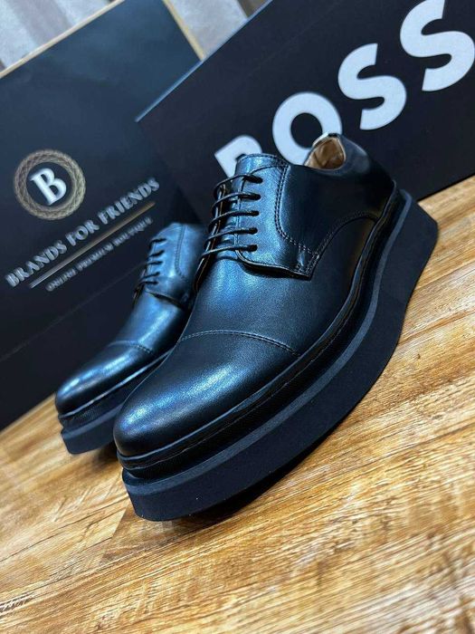 Boss мужские кожаные туфли-дерби РАЗМЕР 39,40,45,46