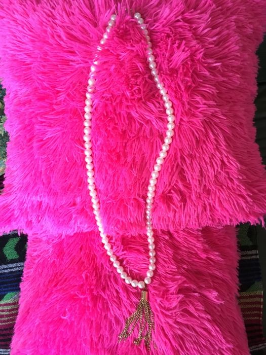 колие гердан бели перли