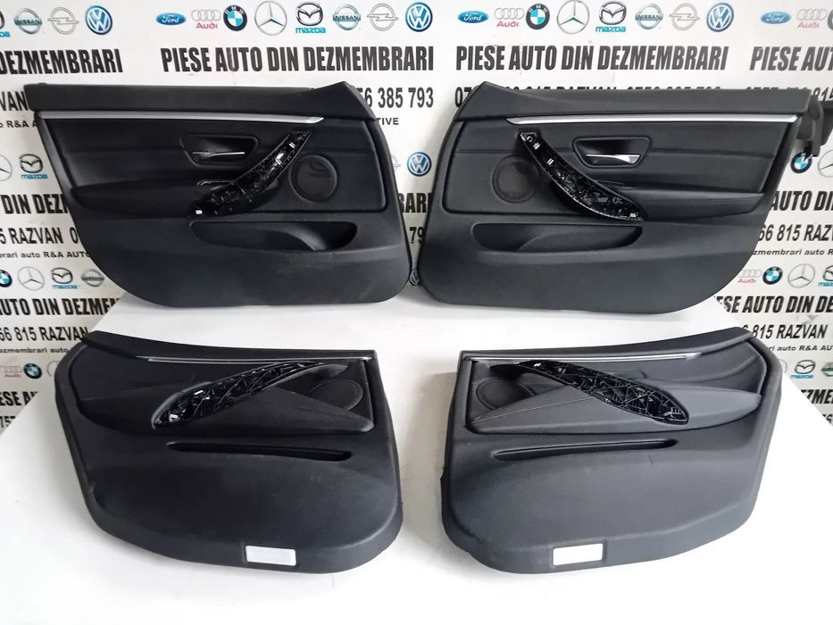 Tapiterie Fete Fata Usa Din Piele Cu Lumini Ambientale Bmw Seria 4 F36 Volan Stanga Fata Spate