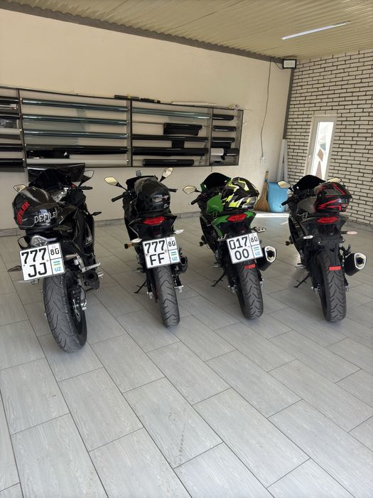 yashil rangli 250 kubali kawasaki Ninza xitoy varianti sotiladi.