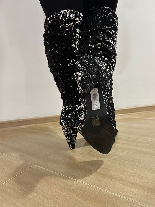 Нови! Паетени ботуши Miss Selfridge номер 41