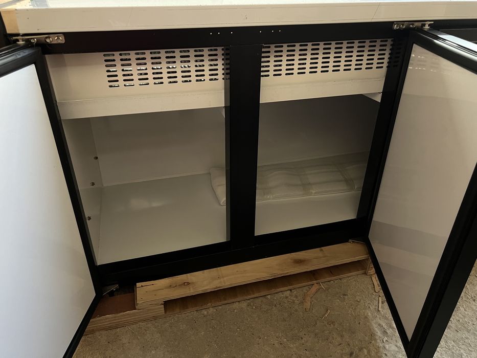 Vitrina frigorifica orizontala MODX250, 250cm, sticla fixa, inox, LED