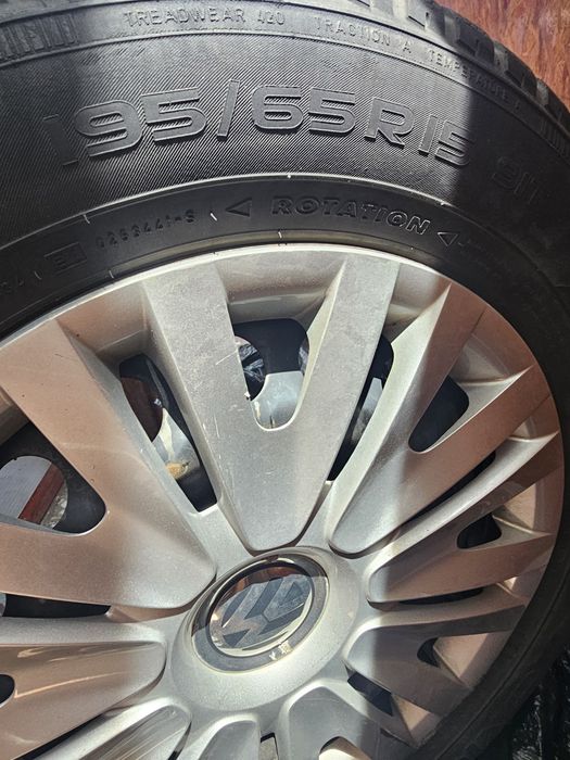 Jante vw cu cauciucuri