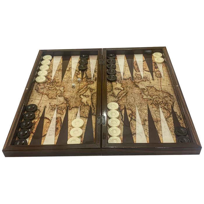 Премиум Табла Антична карта 48x48cm