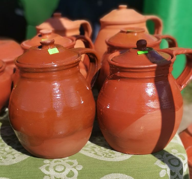 Глинено гърне за боб