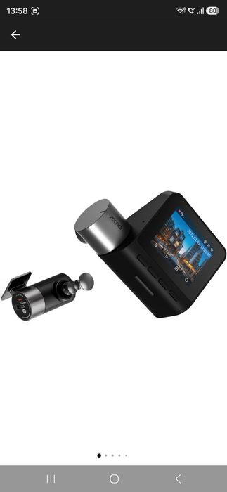 Camere auto DVR 70mai A500S Dash Cam Pro Plus 2.7K 1944p, IPS 2.0", 140 FOV, ADAS, GPS, Night Vision, Wi-Fi + camera spate RC06 full HD la 30 fps,130°