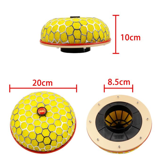 Универсален спортен въздушен филтър HKS Тип ГЪБА - Ф80мм