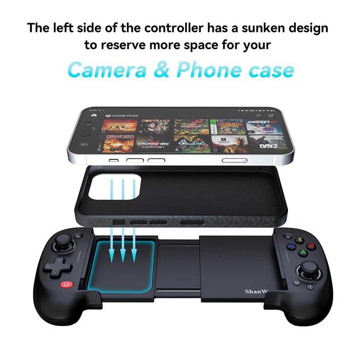 Bluetooth геймпад за телефон (iOS/Android) и Nintendo Switch! Топ цена