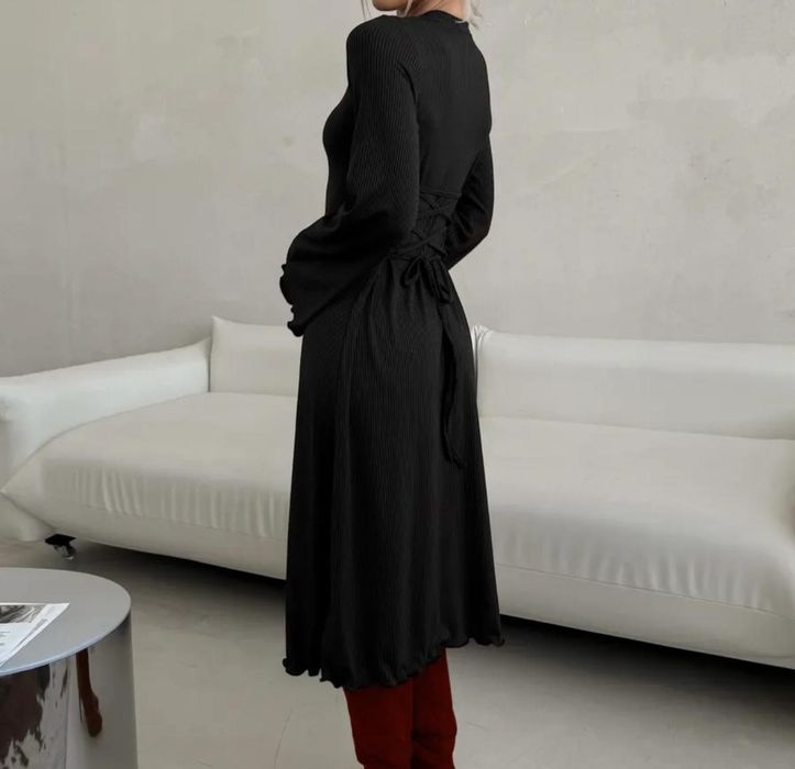 Платье лапша на завязках