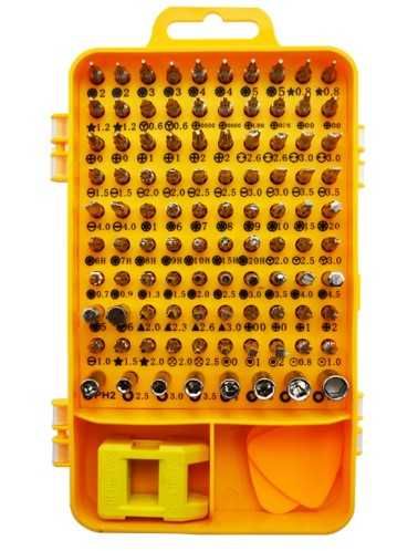 Мултифункционален  комплект мини отверки 115 в 1