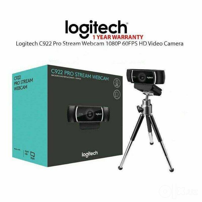 Веб-камера Logitech C922 Pro Stream. Есть доставка