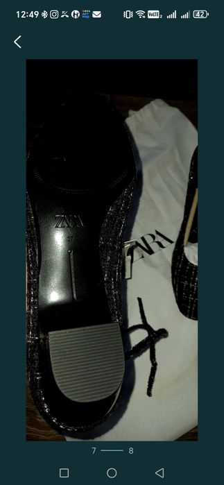 Платье Zara, туфли Zara