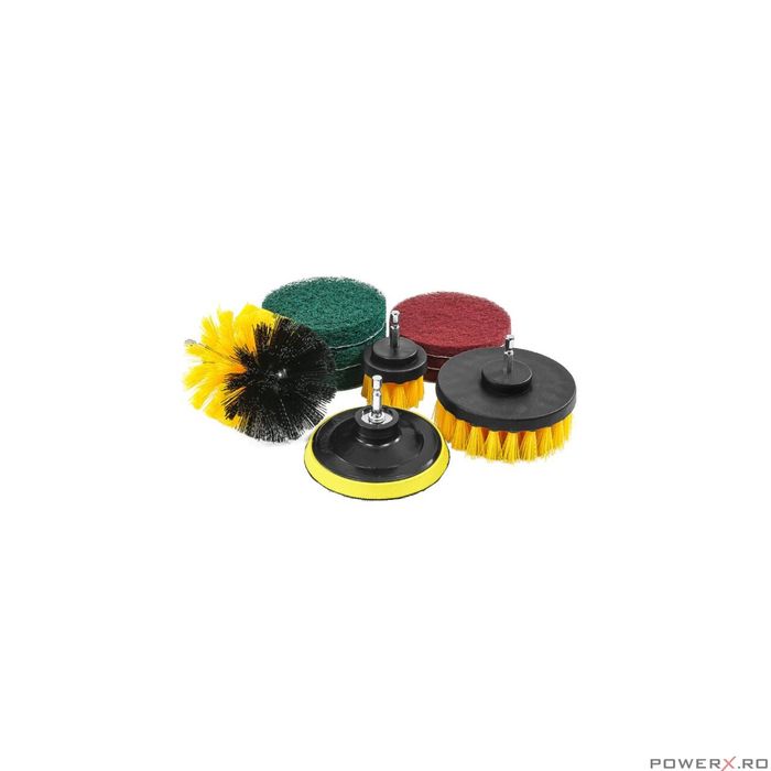 Set perii pentru curatare, 1/4" 10 piese, Verke