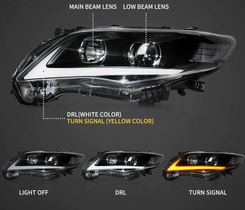 Тунинг фарове TOYOTA COROLLA 2011-2013