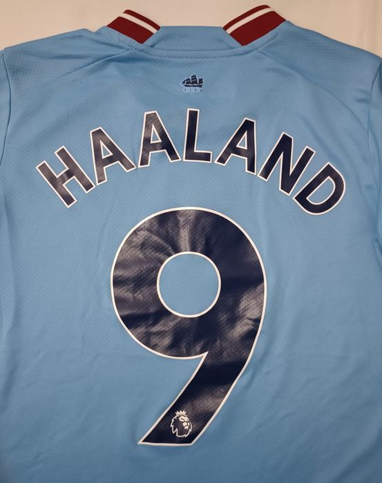 Puma Manchester City #9 Haaland Home Jersey оригинална тениска ръст 137-147см 11-12 години Пума Манчестър Сити фланелка