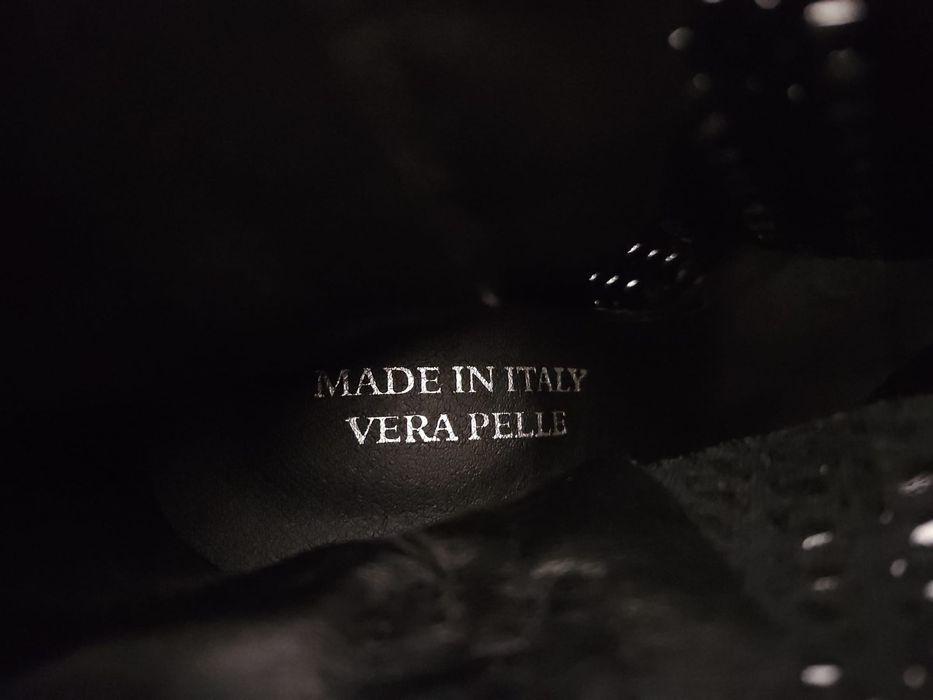 Sandale / botine damă peep toe Lavarazione Artigiana piele naturala