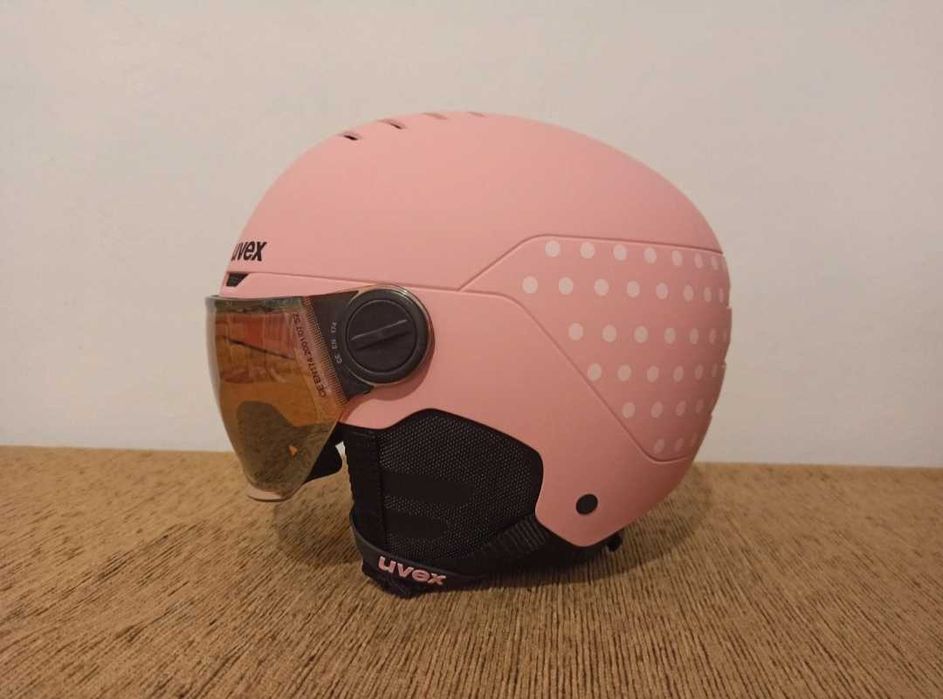 Casca schi ski Uvex Rocket Junior Visor.